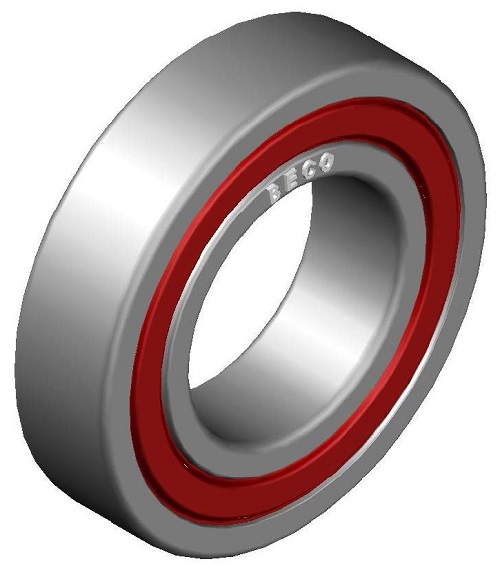 Ball bearings for high temperature (BECO) BECO 6000-BHTS-2RS-C4 VT200 10×26×8 mm